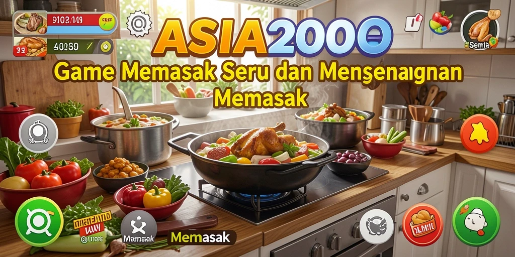 Tampilan antarmuka ASIA200 yang menarik dengan berbagai pilihan resep.