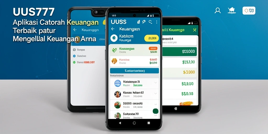 Antarmuka utama aplikasi Catatan Keuangan UUS777 yang informatif.